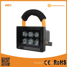 H01 10W 6LED LED Flood Light Outdoor Rechargeable Searchlight Caving LED Camping Lighting